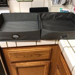 2 Storage Containers  $2. Ea.  