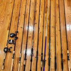 Fishing rods (bait casting and Spinning Rod) 