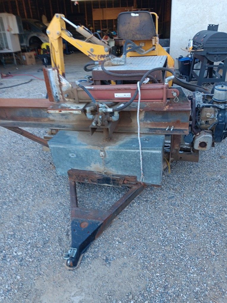 Backhoe/wood Splitter Combo