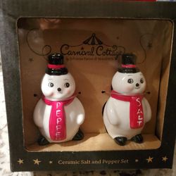 Carnival Cottage New Salt & Pepper Shakers