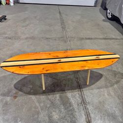 Custom Surfboard Coffee Table