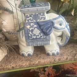 Elephant Plant Stand Antique