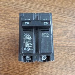 Eaton Circuit Breaker Type BR220 HACR Type 2 Pole