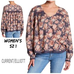 Final Sale NWT Women’s Designer Current/Elliott Lace Blouse Sz:1
