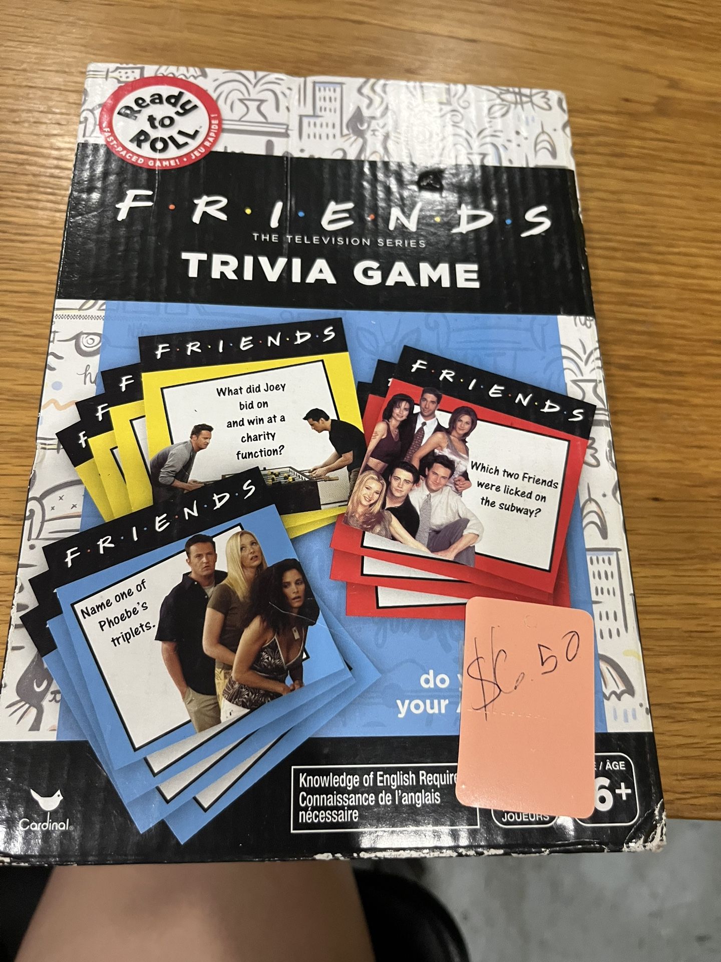 Friends The Television Series Trivia Game
