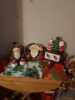 SANTA PITCHER,  SANTA BOWEL AND OTHER ORNAMENTS BRAND NEW 