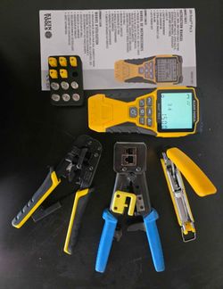 Professional Network & Data Tool Kit - Klein & Platinum Tools (5-Piece Bundle)