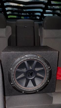 kicker comp vr series 12” sub + sealed box