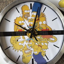 The Simpsons Thirty Years Wall Clock