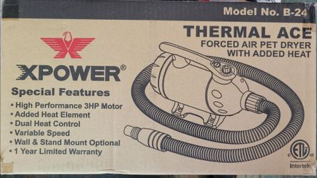 XPOWER Thermal Ace B-24 Forced Air Pet Dryer