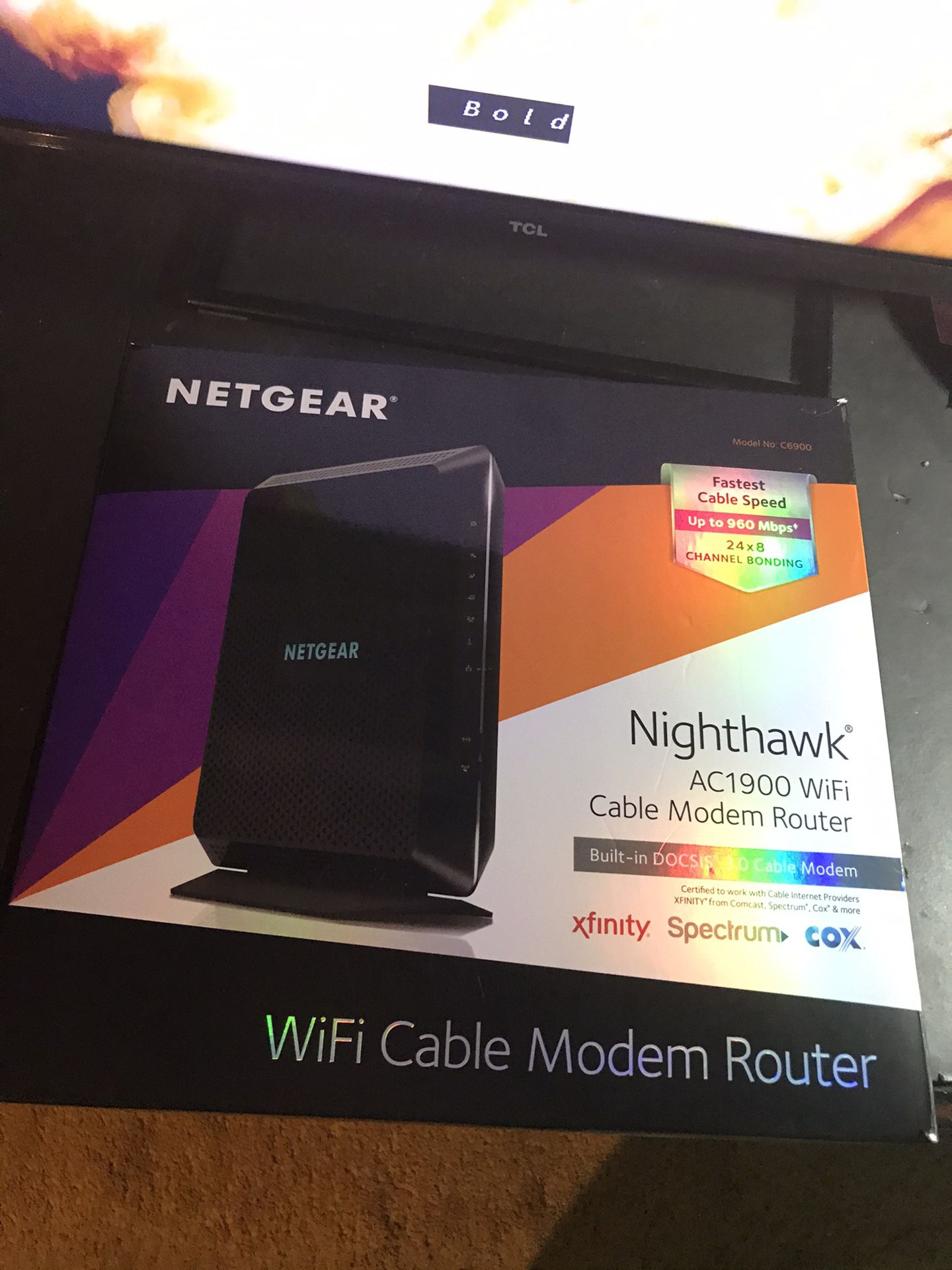 Netgear nighthawk cable modem router