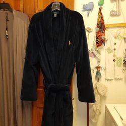 Pre-owned Men's L/XL Plush Ralph Lauren Polo Robe