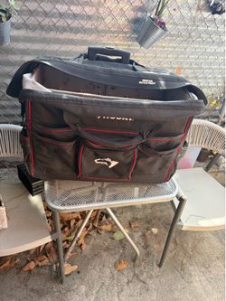 Husky tool bag with wheels