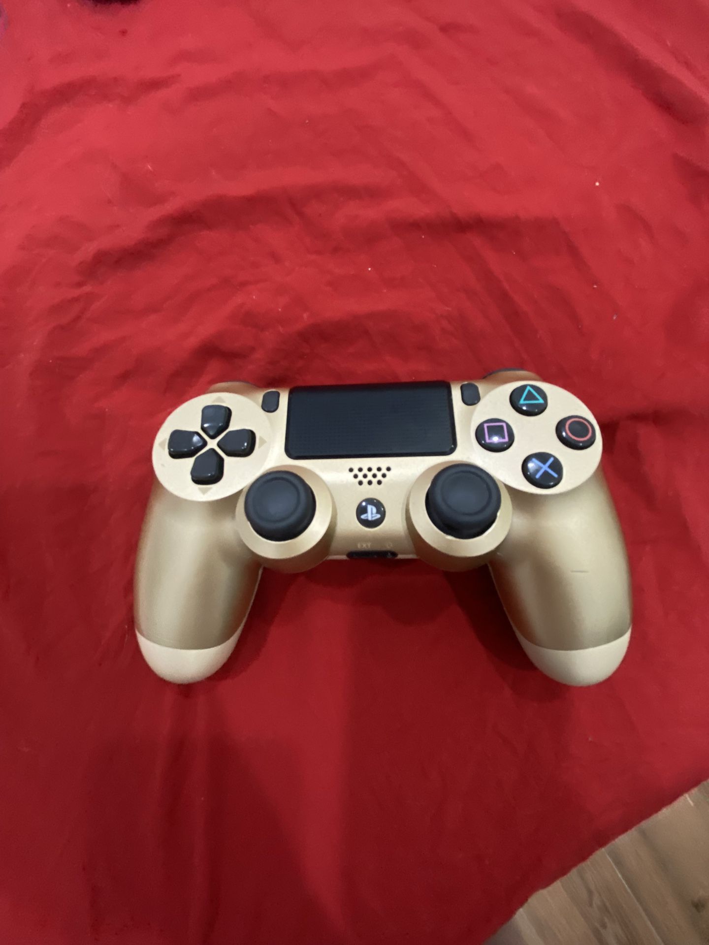 Gold PS4 controller
