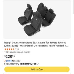 Toyota Tacoma Seat Covers 