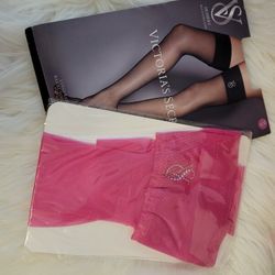 Victoria's Secret Heart pattern Thermal Sleep Shirt Pajama XL NWT