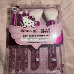 Hello Kitty Makeup Brush Set