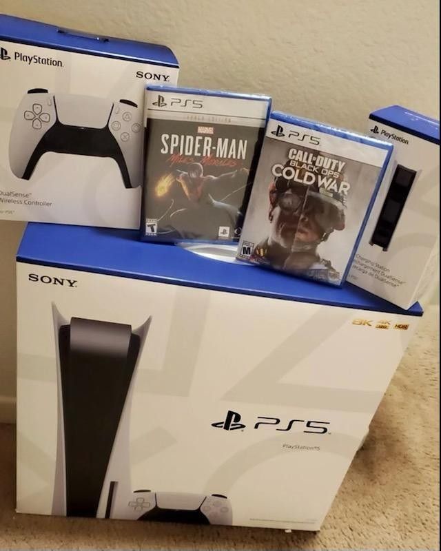 Ps5 console black and white shipping only