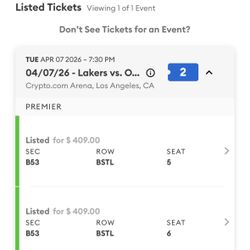 Lakers Vs OKC 4/7