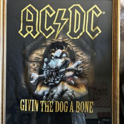 Very Cool AC/DC Shirt Framed ( Vintage ) 