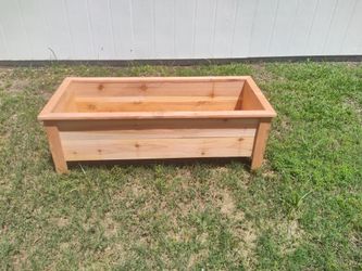 Raised Cedar Planter Box – Great for Patio, Garden, or Backyard 36” x 16” x 16”