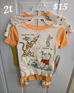 New 2t winnie the pooh pjs