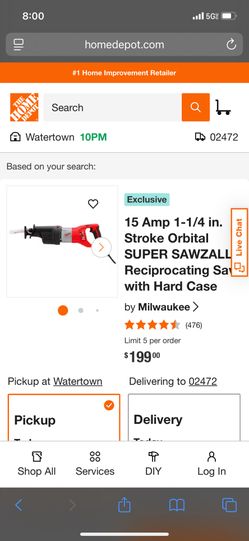 Milwaukee Super Sawzall