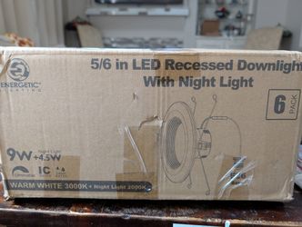 Recessed Down Light With Night Light White Light Selection 5-inch / 6-inch