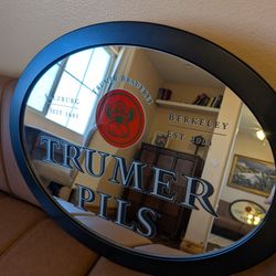 Trumer Pils Bar Mirror Beer Collectable Bar Mirror