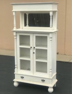 Antique Laundry Cabinet