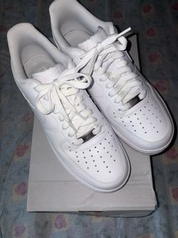 Nike Air Force 1 Low White Sneakers size 8.5