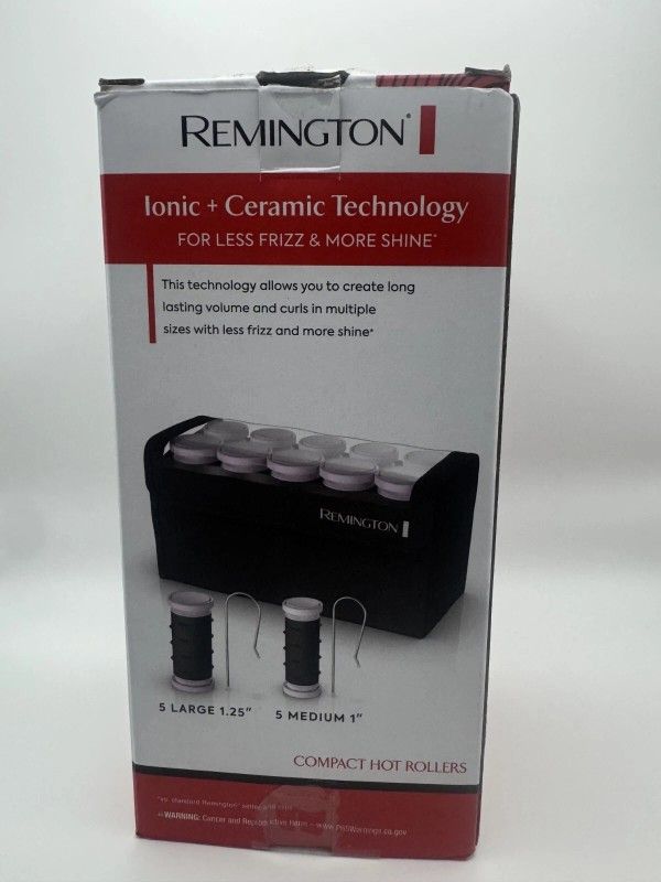 Remington H1015 Compact Ceramic Worldwide Voltage Travel Hair Setter Hot Rollers