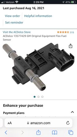 Gm Flex Fuel Sensor Mount And Pigtail 