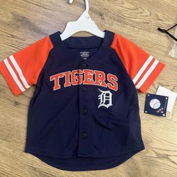 Detroit Tigers Mlb Short Sleeve Infant Jersey - Size 12m