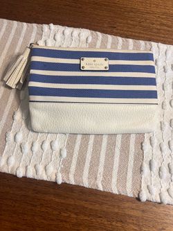 Kate spade nautical tassel clutch / pouch