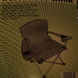 Heavy duty folding chair with Carry bag