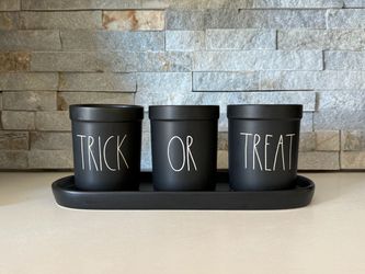 Rae Dunn Halloween planter/utensil caddy