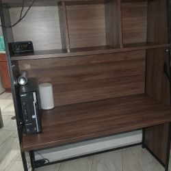 Used Computer Desk With Outlet And USB Connection 