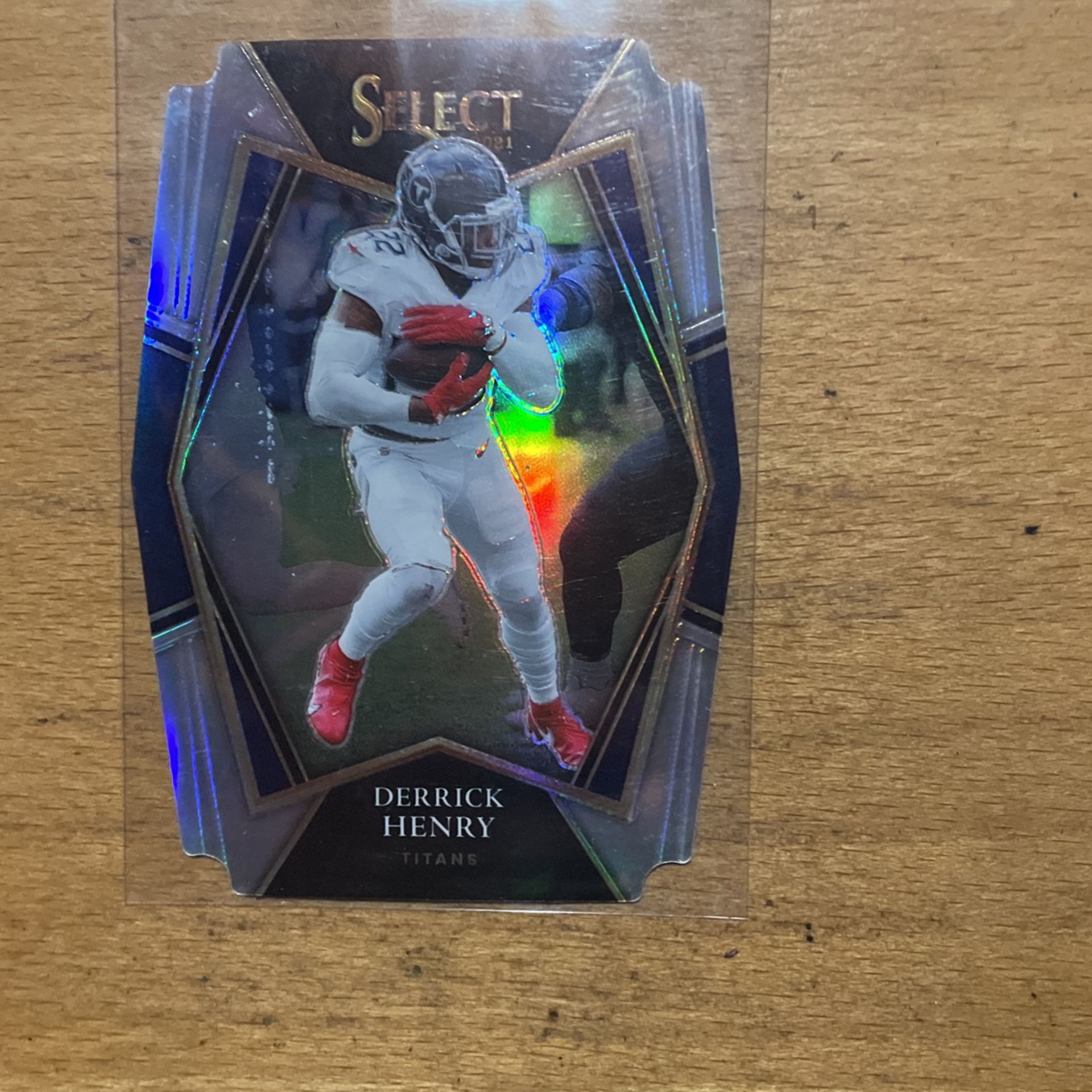 2021 SELECT DERRICK HENRY SILVER DIE CUT CARD 