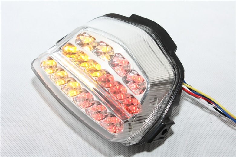 Clear Led Tail Light Brake Turn Signal For 08-12 Honda CBR 1000RR/ Fireblade PN:MT198-CL