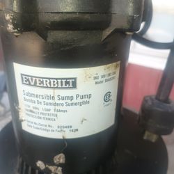 Submersible Sump Pump For Water 