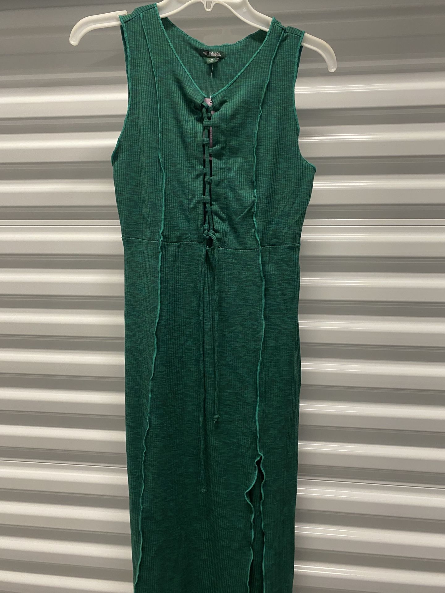 Green Party Dress