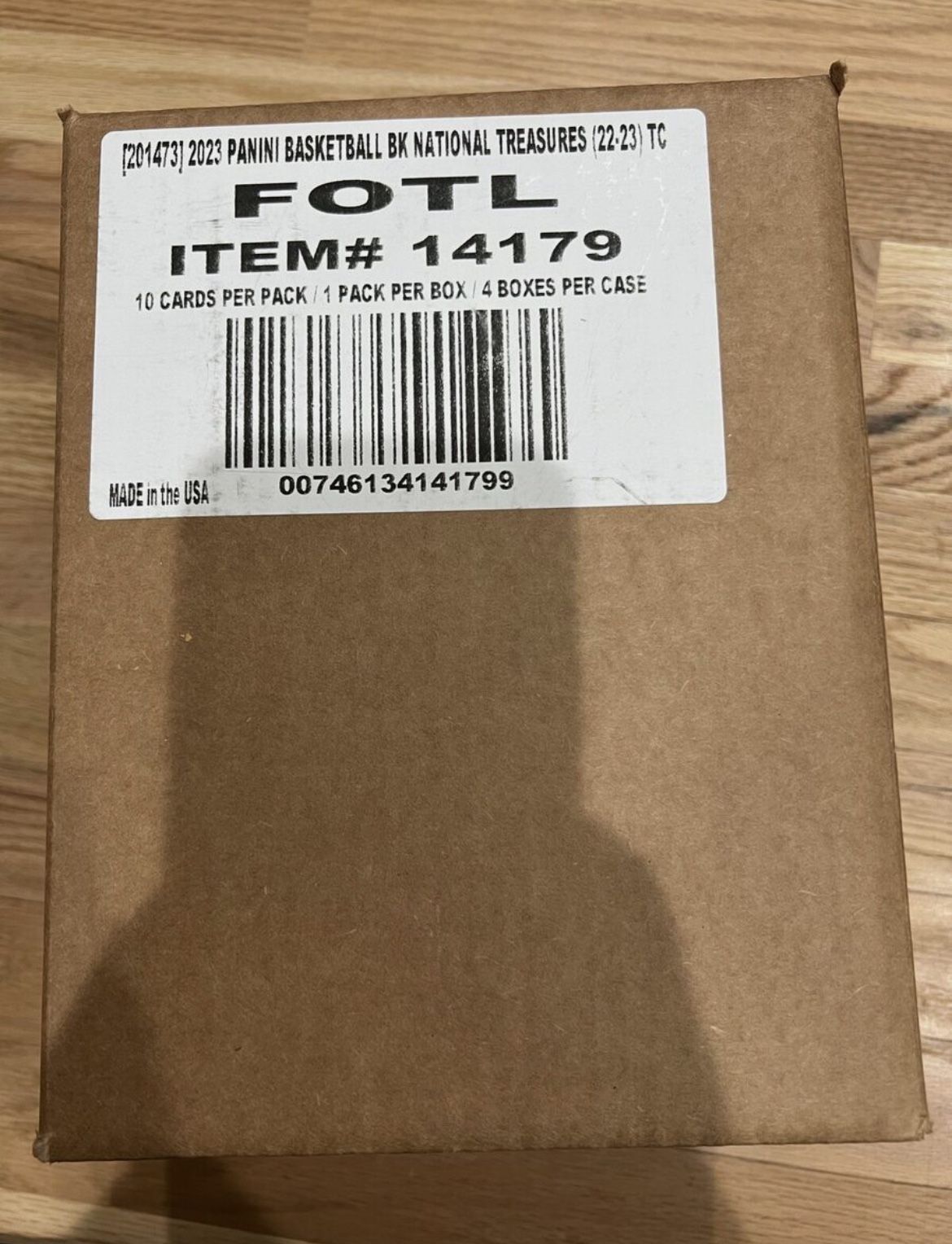 Sealed 2023-24 National Treasures Basketball FOTL