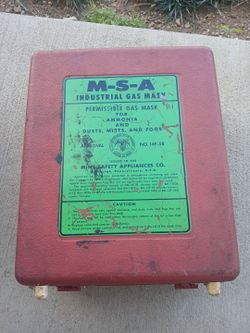 Vintage miners gas mask