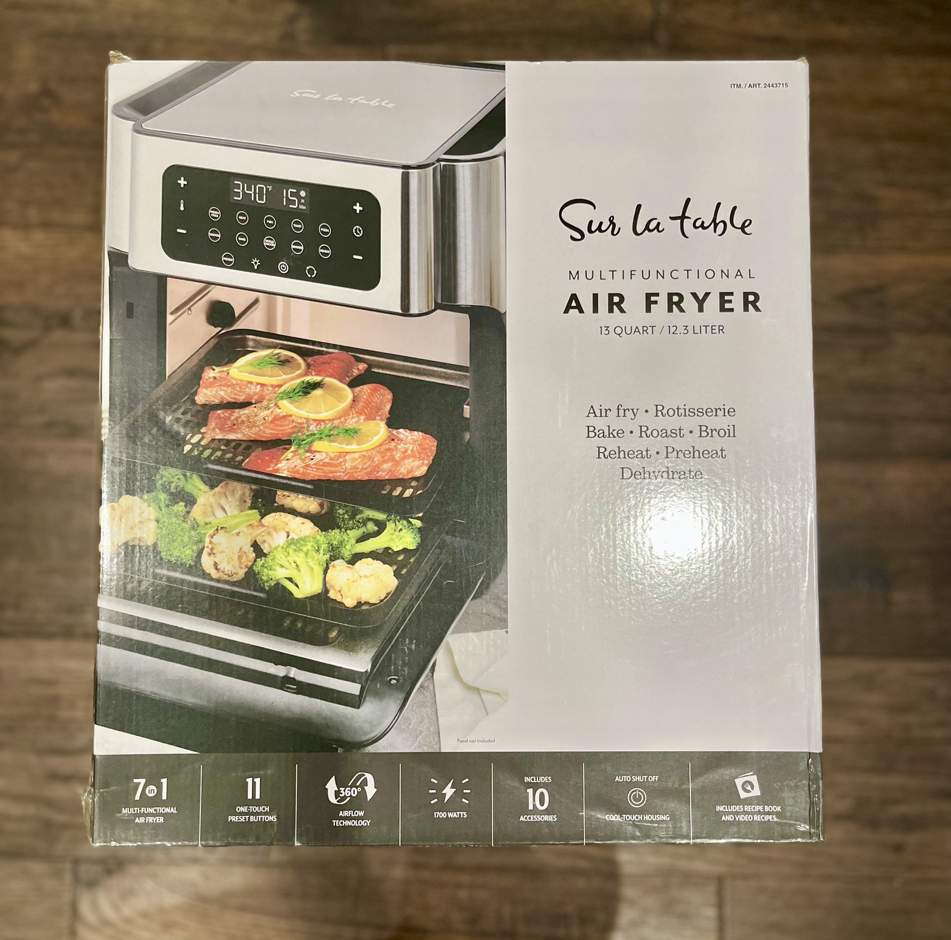 Brand New* Sur La Table 13-Quart Air Fryer with Rotisserie for