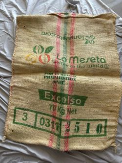 Burlap coffee sacks