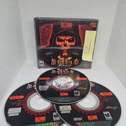 Diablo II 2 PC Game (2000, Blizzard,  Windows 95/98) With CD Key
