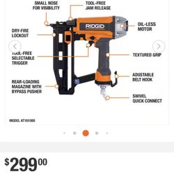 16GA 2-1/2 IN. STRAIGHT FINISH NAILER New $40