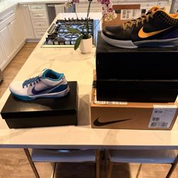 3 New Nike Kobe 4 Carpe Diem  Shoes and 1 Kobe 4