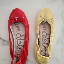 Sam Edelman Flats Like New Size 6.5 Each $80